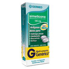 Simeticona Germed 125mg com 10 comprimidos