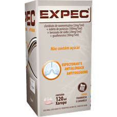 Expec Legrand Pharma xarope frasco com 120ml
