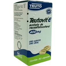 Teutovit-E Teuto 400mg com 30 cápsulas