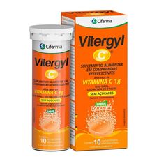 Vitergyl C Cifarma Sabor Laranja 1g