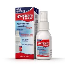 Asseptcare Neo Química 10mg/ml Spray Antisséptico 50ml