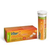 Viter C Natulab Sabor Laranja 1g com 10 comprimidos Efervescentes