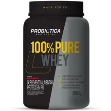 Whey 100% Probiótica Morango Pote 900g