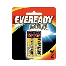 Pilha Eveready Gold Aa2 Pequena Alcalina com 2 Unidades