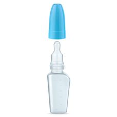 Mamadeira Lillo Miniform Bico de Silicone 0 A 3 Meses Azul 50ml