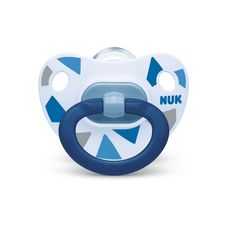 Chupeta Nuk Classic Azul Ortodôntico Tamanho 2 6-18 Meses