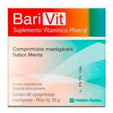 Barivit Marjan  com 60 comprimidos revestidos mastigáveis