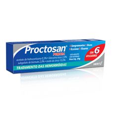 Proctosan pomada Kley Hertz com 6 Aplicadadores 20g