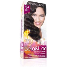Tintura Bela & Cor Kit 5.0 Castanho Claro