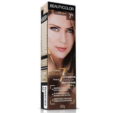 Tintura Beauty Color Permanente 7.0 Louro Natural 45g
