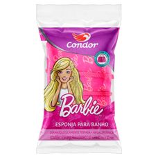 Esponja Para Banho Condor Infantil Barbie com 1 Unidade