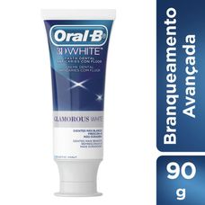 creme Dental Oral-B 3D White Glamorous White 90g