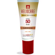 Protetor Solar Heliocare Max Defense Cor Nude Bronze Fp 50 50g