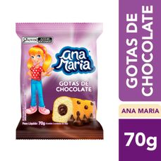 Bolinho Ana Maria gotas Chocolate 70g