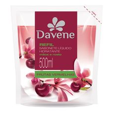 Sabonete Davene Frutas Vermelhas líquido 500ml Refil