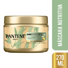 Máscara Capilar Pantene Bambu E Óleo de Ricino 270ml