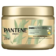 Máscara Capilar Pantene Bambu E Óleo de Ricino 270ml