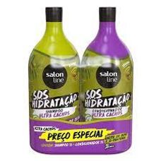 Shampoo+ Condicionador Salon Line Sos Hidratação Ultra Cachos 1L