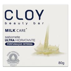Sabonete Cloy Beauty Bar Milk Care Ultra Hidratante 80g