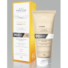 Protetor Solar Profuse Ensolei Extreme Color Facial Bege Claro Fps90 50g