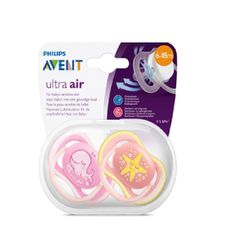 Chupeta Avent Ultra Air 6-18 Meses Deco Meninas