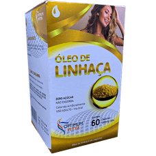 Óleo de Linhaça Vitta Optimum com 60 cápsulas