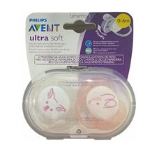 Chupeta Avent Ultra Soft 0-6 Meses Meninas