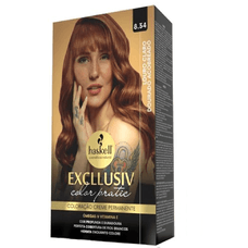 Tintura Excllusiv Color Pratic 8.34 Louro Claro Dourado Acobreado