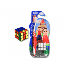 Escova Dental Green Fantasy Macia com Cubo Mágico