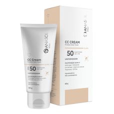 Protetor Solar Anasol Cc Cream Facial Fps 50 Claro 60g