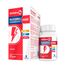 Polivitaminico Energia Unifabra com 30 cápsulas
