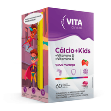 Polivitaminico Vita Clinical Cálcio +Kids com 60 cápsulas