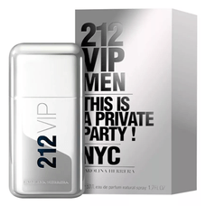Perfume Masculino Carolina Herrera 212 Vip Men Eau de Toilette 50ml
