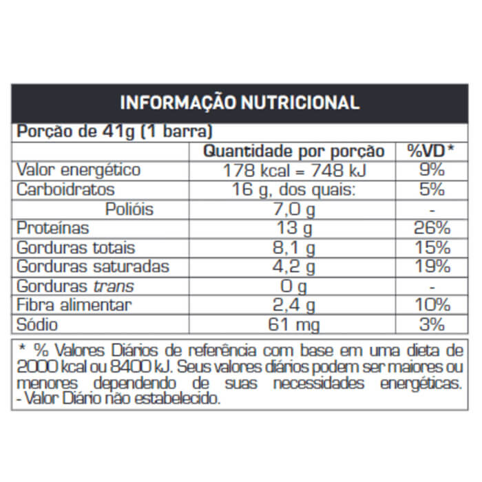 Barra Top Whey Bar Max Titanium Amendoim 1 unid. 41g - Natus farma