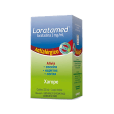 Loratamed Cimed 1mg/ml xarope com 100ml