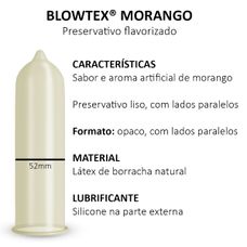 Preservativo Blowtex Tutti-Frutti com 3 Unidades