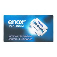 Lâmina de Barbear Belliz Enox Platinum com 4 Unidades