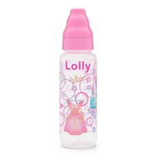 Mamadeira Lolly Tip Silicone Ortodôntico Rosa Sortida 240ml