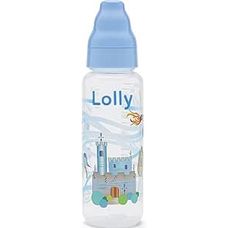 Mamadeira Lolly Tip Color Redondo Azul 240ml