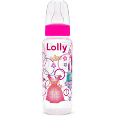 Mamadeira Lolly Tip Color Redondo Rosa 240ml
