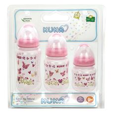 Estojo de Mamadeira Kuka Rosa Ortodôntico Natural Plus