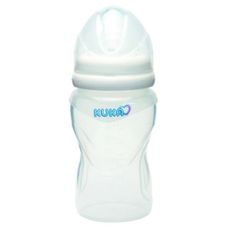 Mamadeira Kuka Big Bico de Silicone Ortodôntico Número 2 Branca 250ml