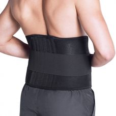 Cinta Lombar com Kestal Hastes Preto 100cm