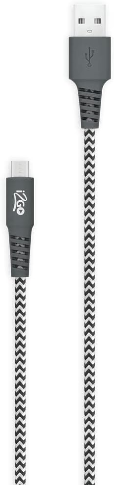 Cabo Micro USB 1.5 MTS Nylon Trancado Até 20K Dobras I2GCBL977