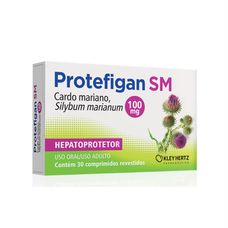 Protefigan Sm Kley Hertz 100mg com 30 comprimidos revestidos