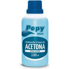 Removedor de Esmalte Farmax À Base de Acetona Popy 100ml