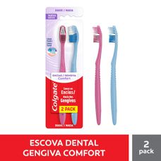 Escova Dental Colgate Gengiva Comfort com 2 Unidades
