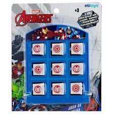 Jogo Da Velha Avengers Vingadores Azul Etitoys Yd-361