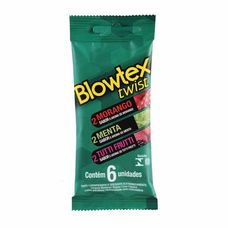 Preservativo Blowtex Twist Sachê Com 6 Unidades