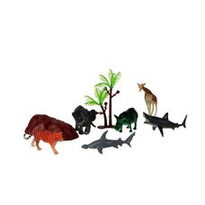 Animais Sevagens Etitoys com 8 Peças
